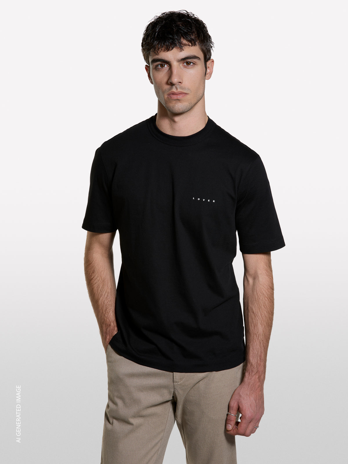 T-shirt preta com estampa 100% algodão orgânico - ucb_image_FY