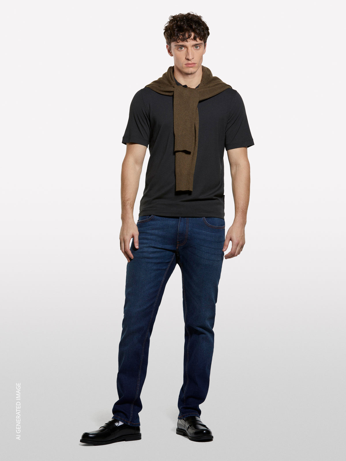 Polo slim fit preto - ucb_image_F