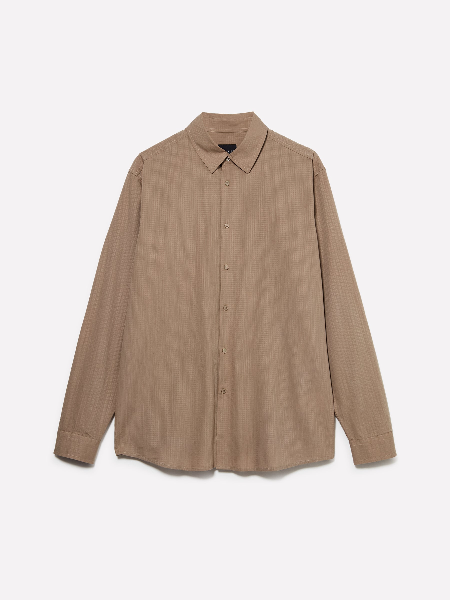 Camicia beige in cotone operato - ucb_image_FS