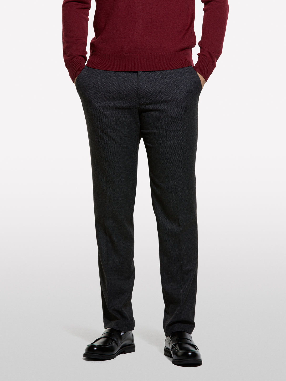 Chinos slim comfort fit preto - ucb_image_FY