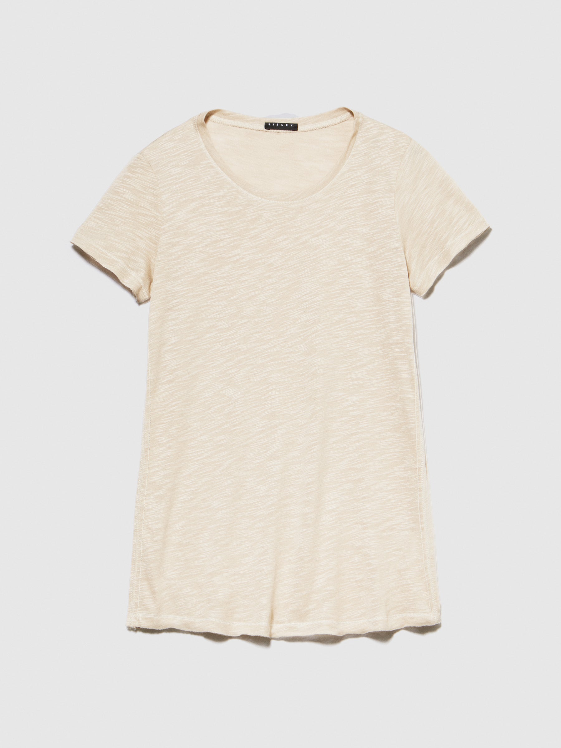 T-shirt decote redondo com corte vivo - ucb_image_FS