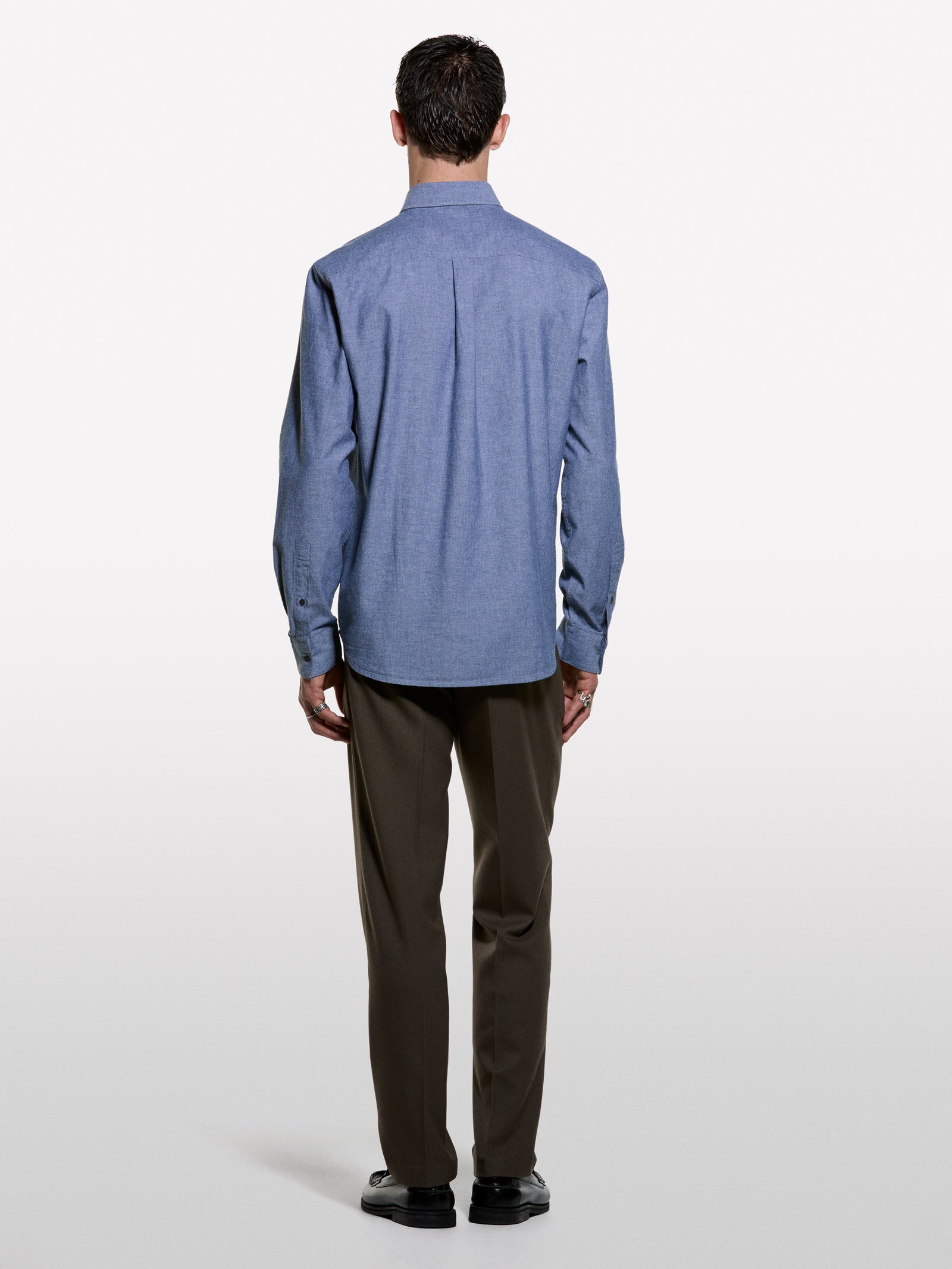 Camisa cinza regular fit em 100% algodão - ucb_image_B