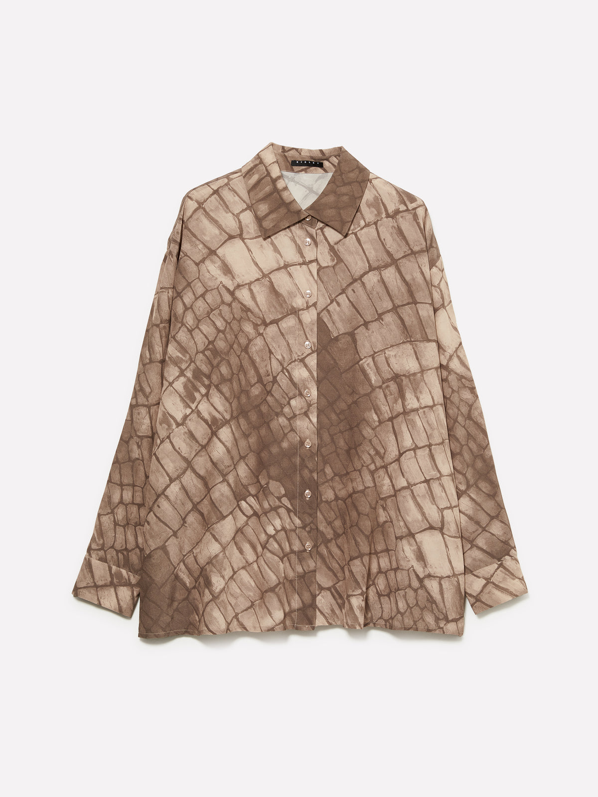 Camisa padrão estampada bege - ucb_image_FS