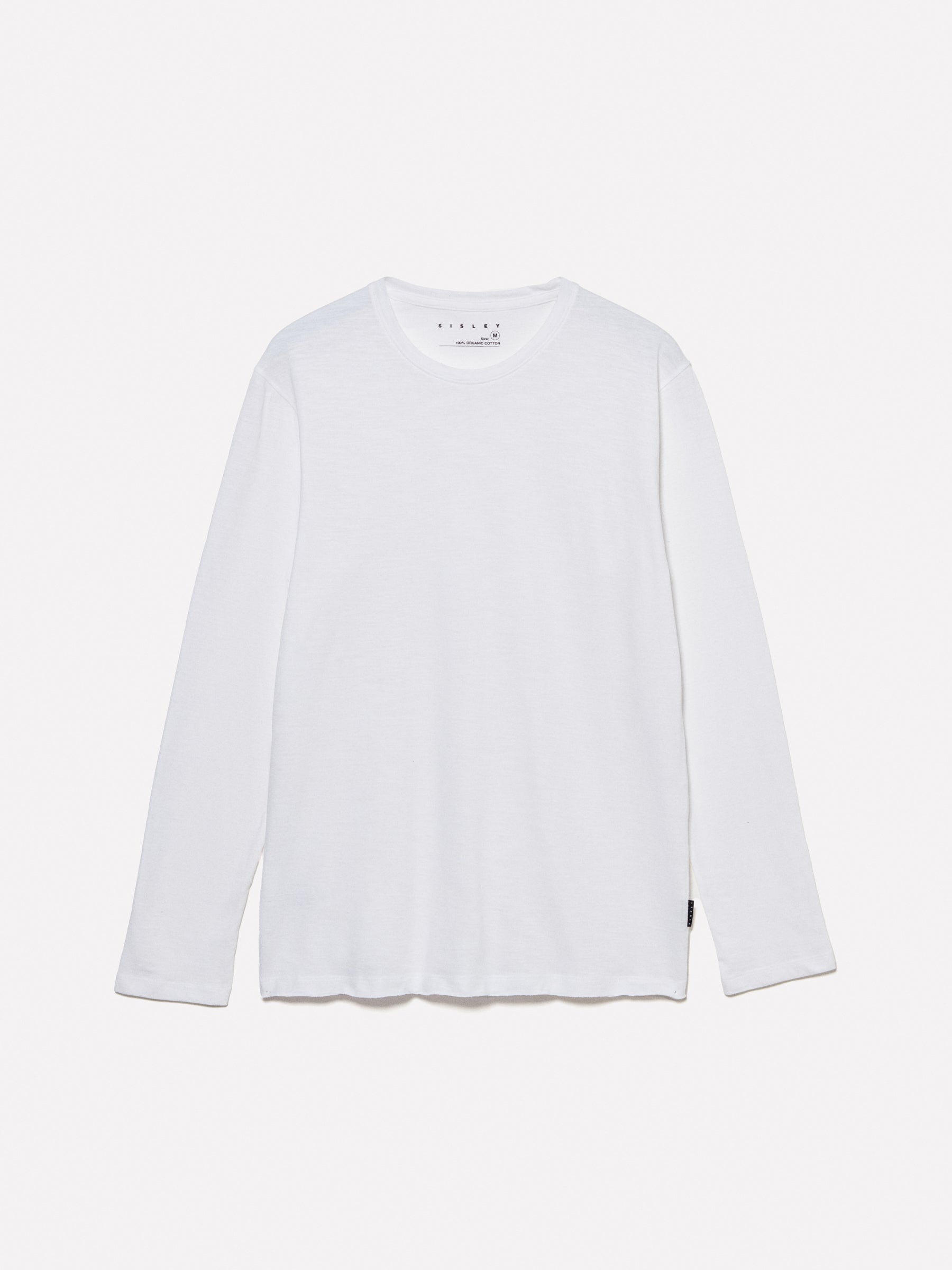 T-shirt de manga comprida slim fit branca - ucb_image_FS