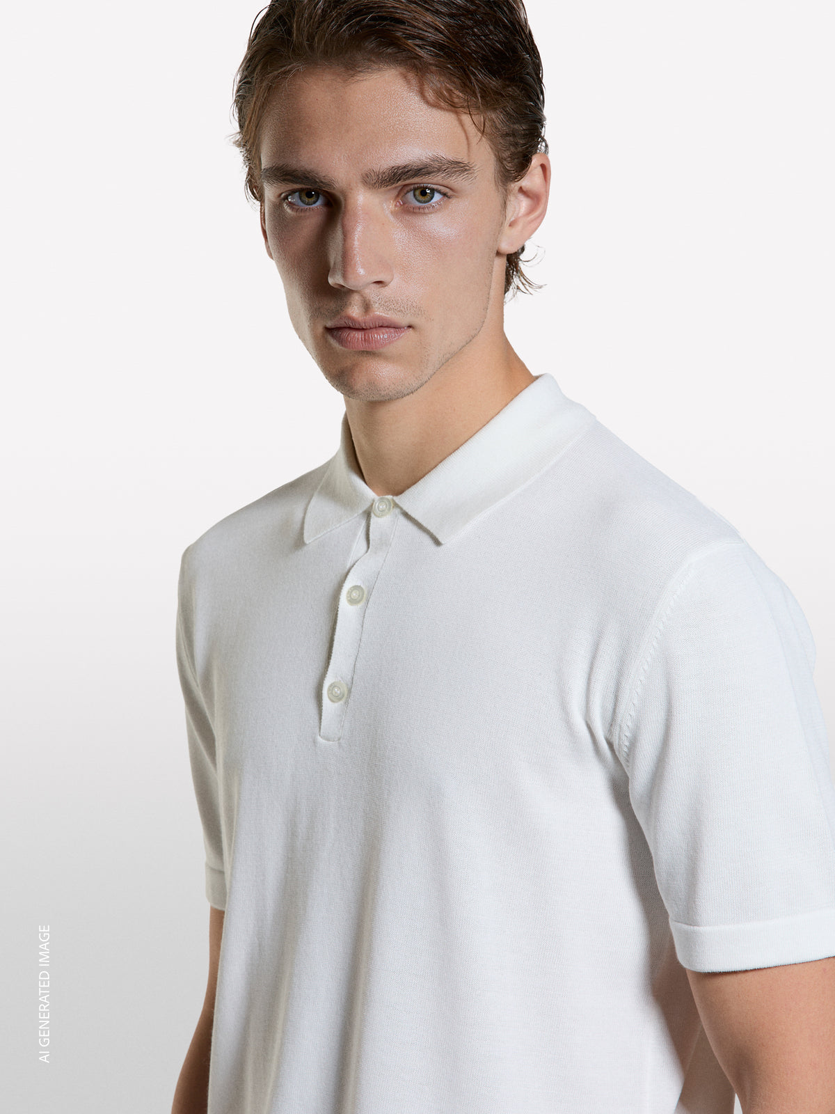Polo de malha branco nata - ucb_image_FY