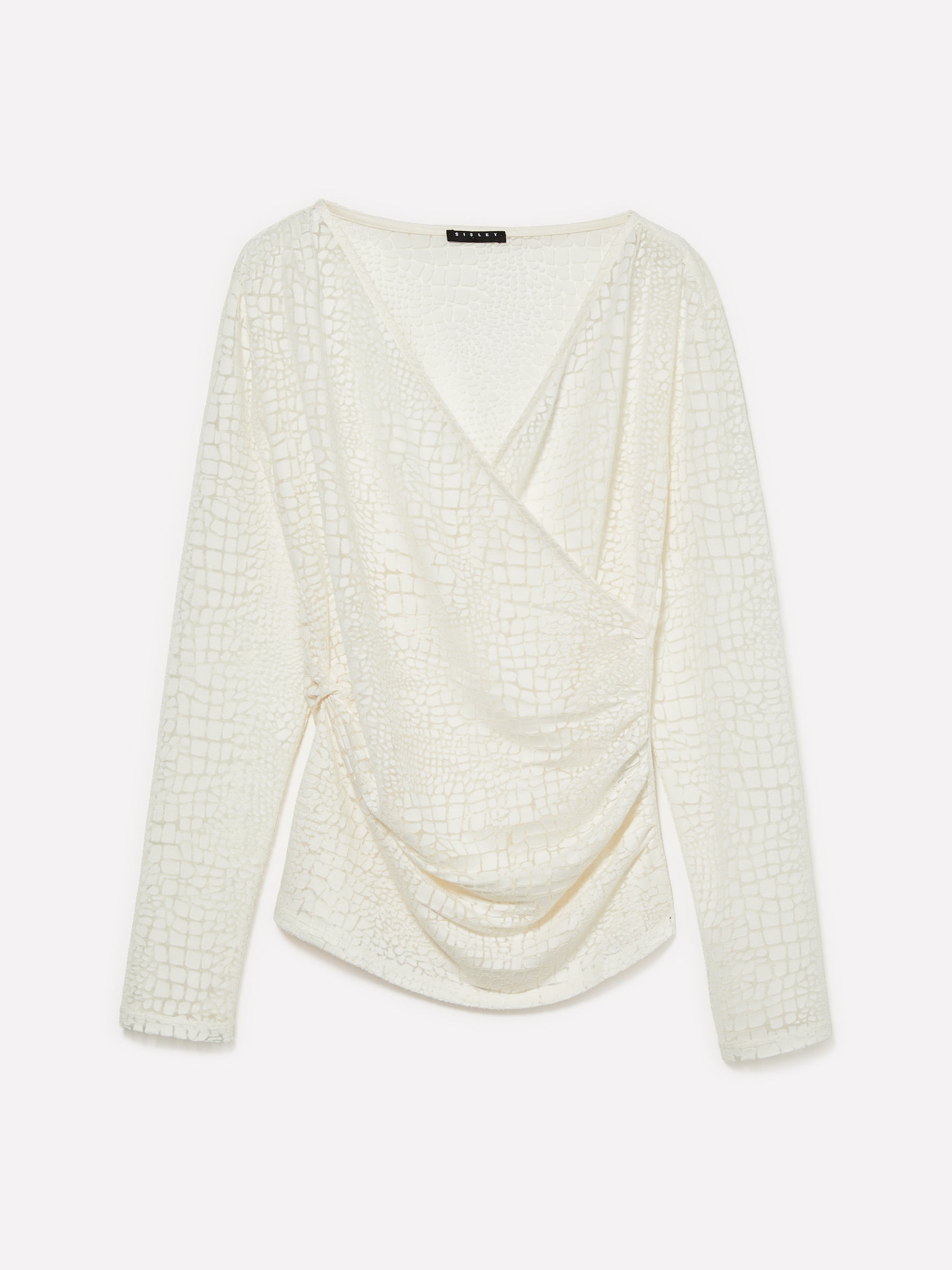 T-shirt cruzada com torchon - ucb_image_FS