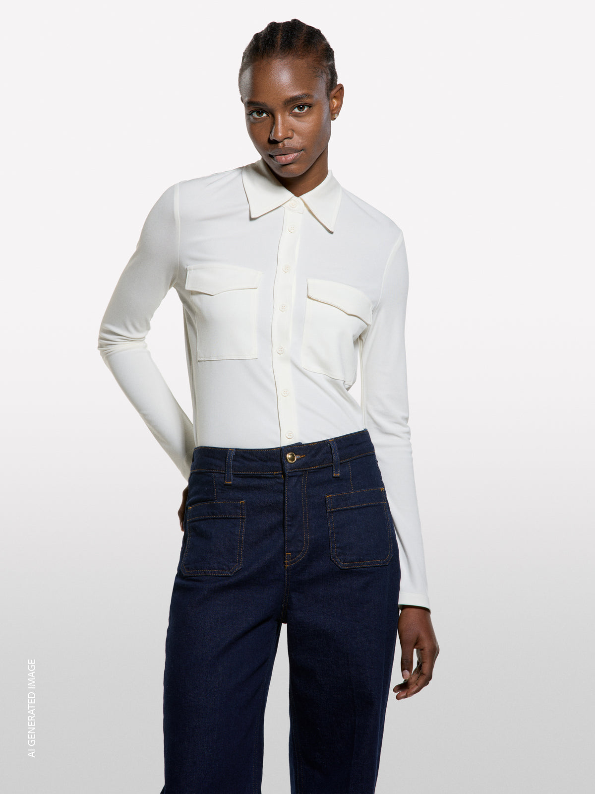 Camisa branco nata com bolsos - ucb_image_FY