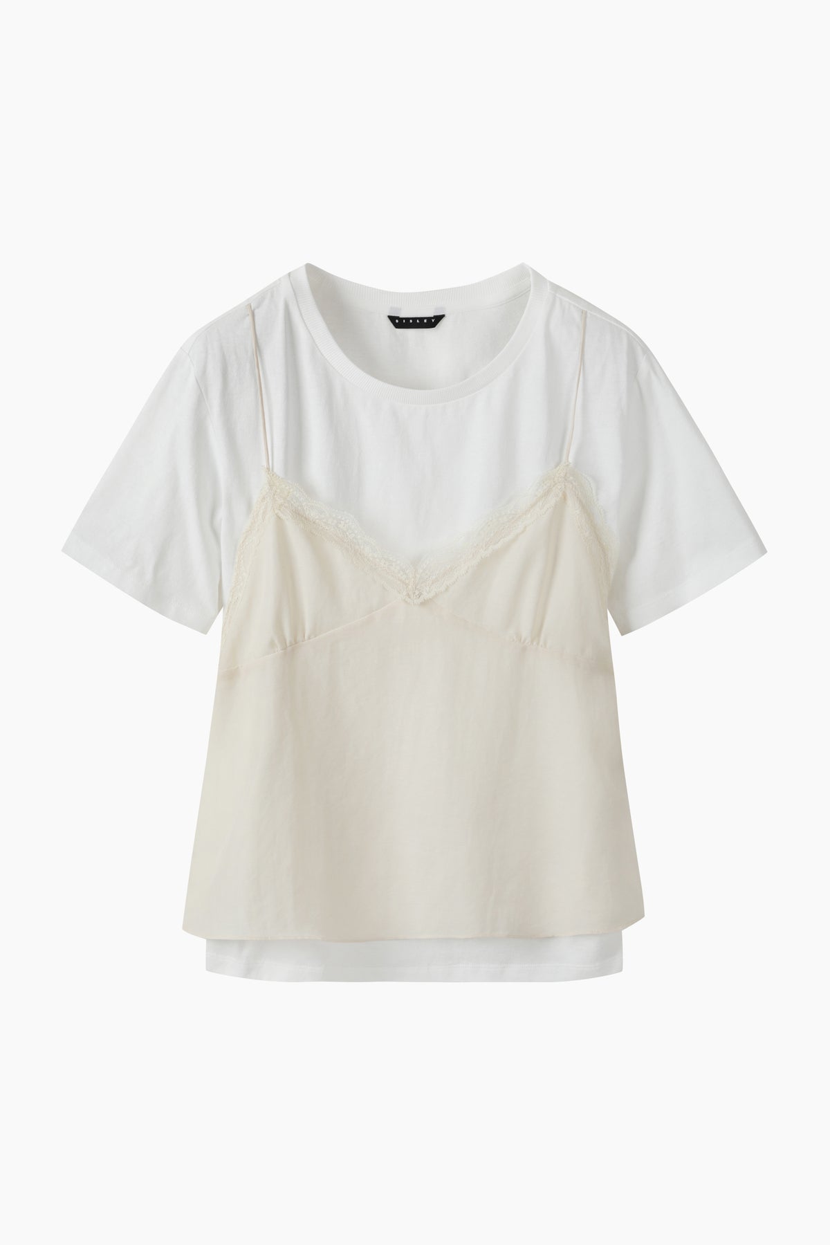 T-shirt com top em contraste - ucb_image_FS