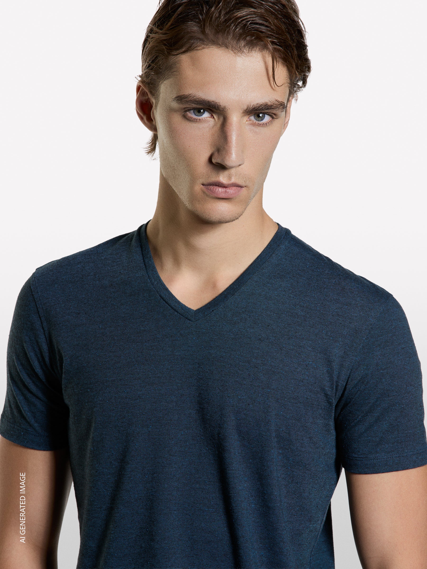 T-shirt fio tinto azul-escuro - ucb_image_FY