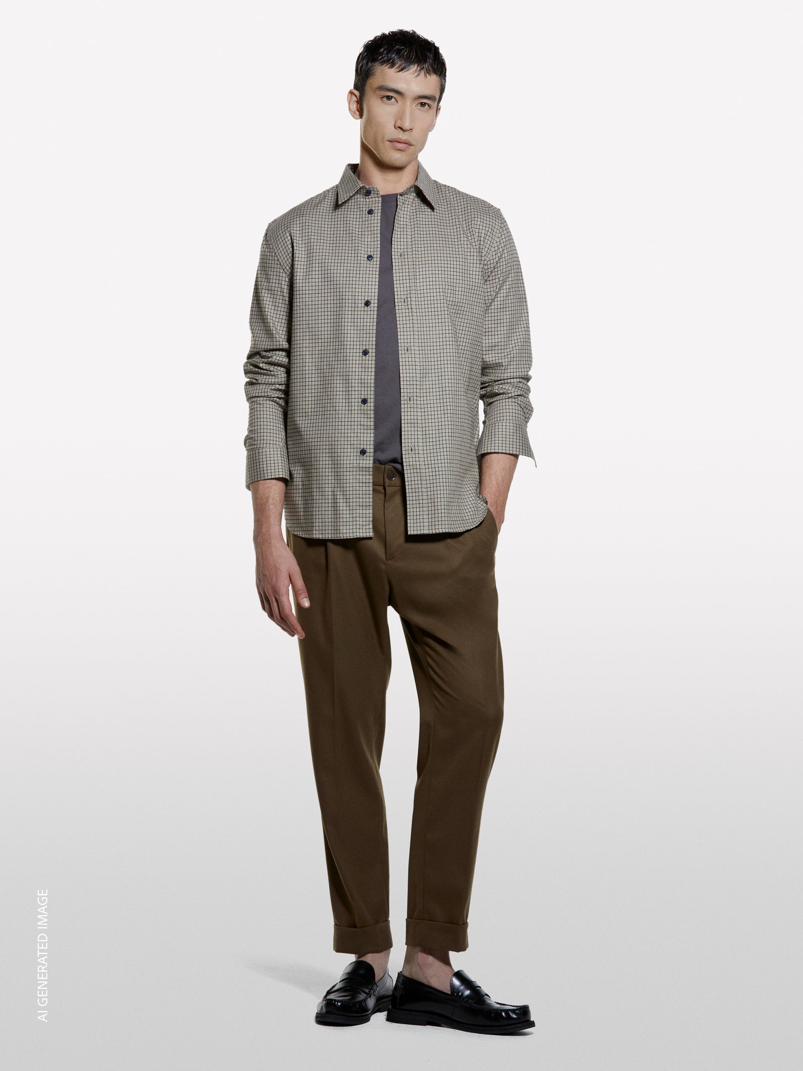 Camicia di flanella chiara - ucb_image_F