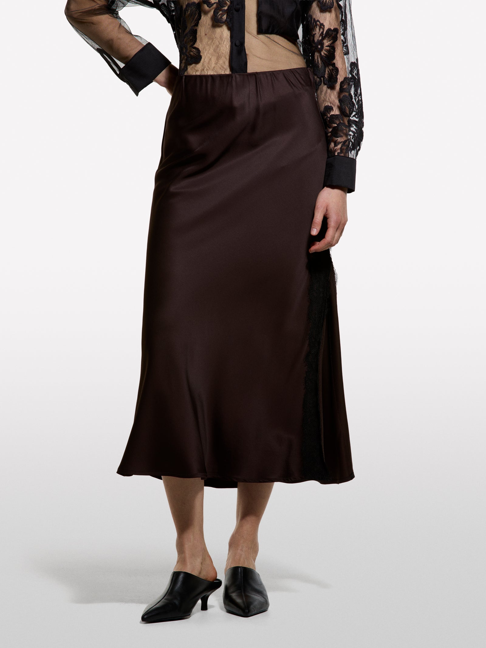 Brown Longuette Skirt
