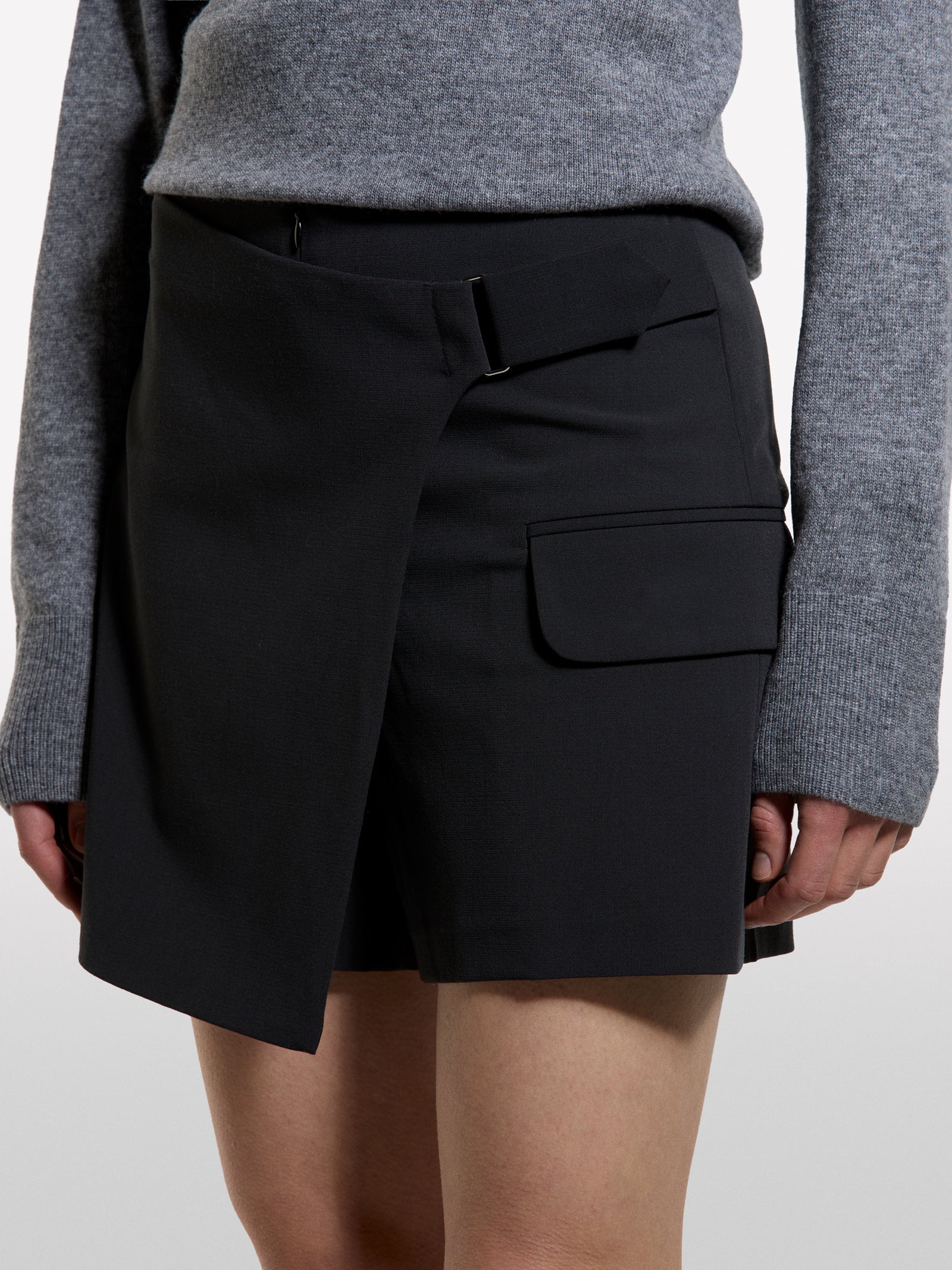 Black culottes