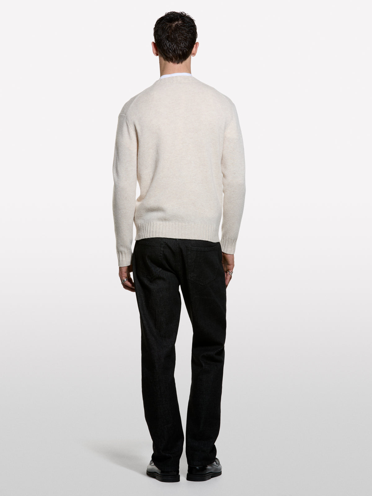 Maglia girocollo in misto lana - ucb_image_B