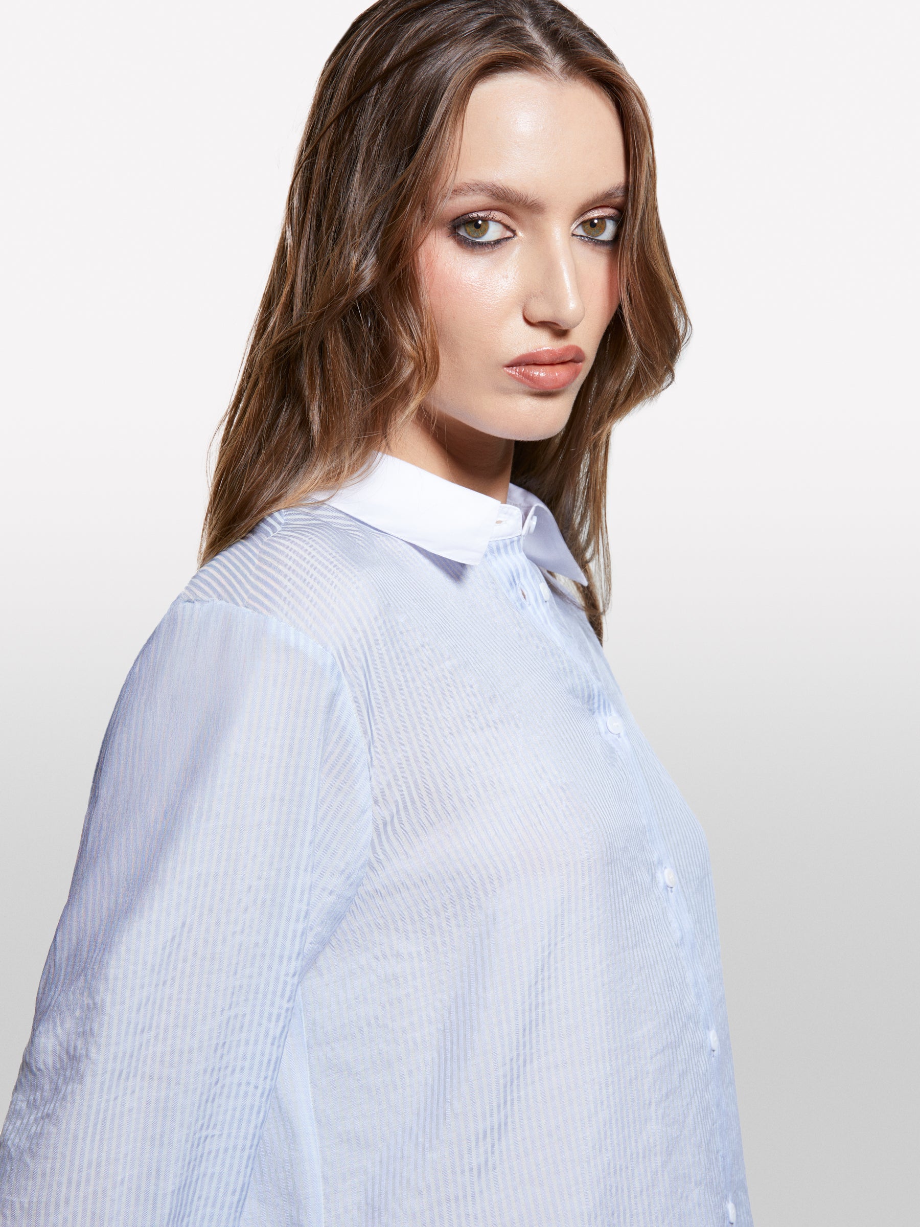 Camisa comfort azul-claro às riscas - ucb_image_FY
