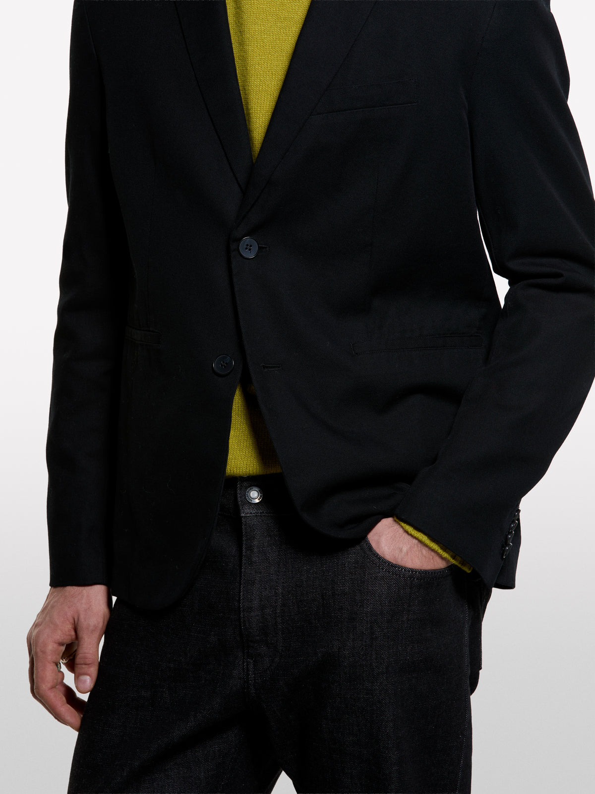 Blazer alfaiataria preto slim comfort fit - ucb_image_FY