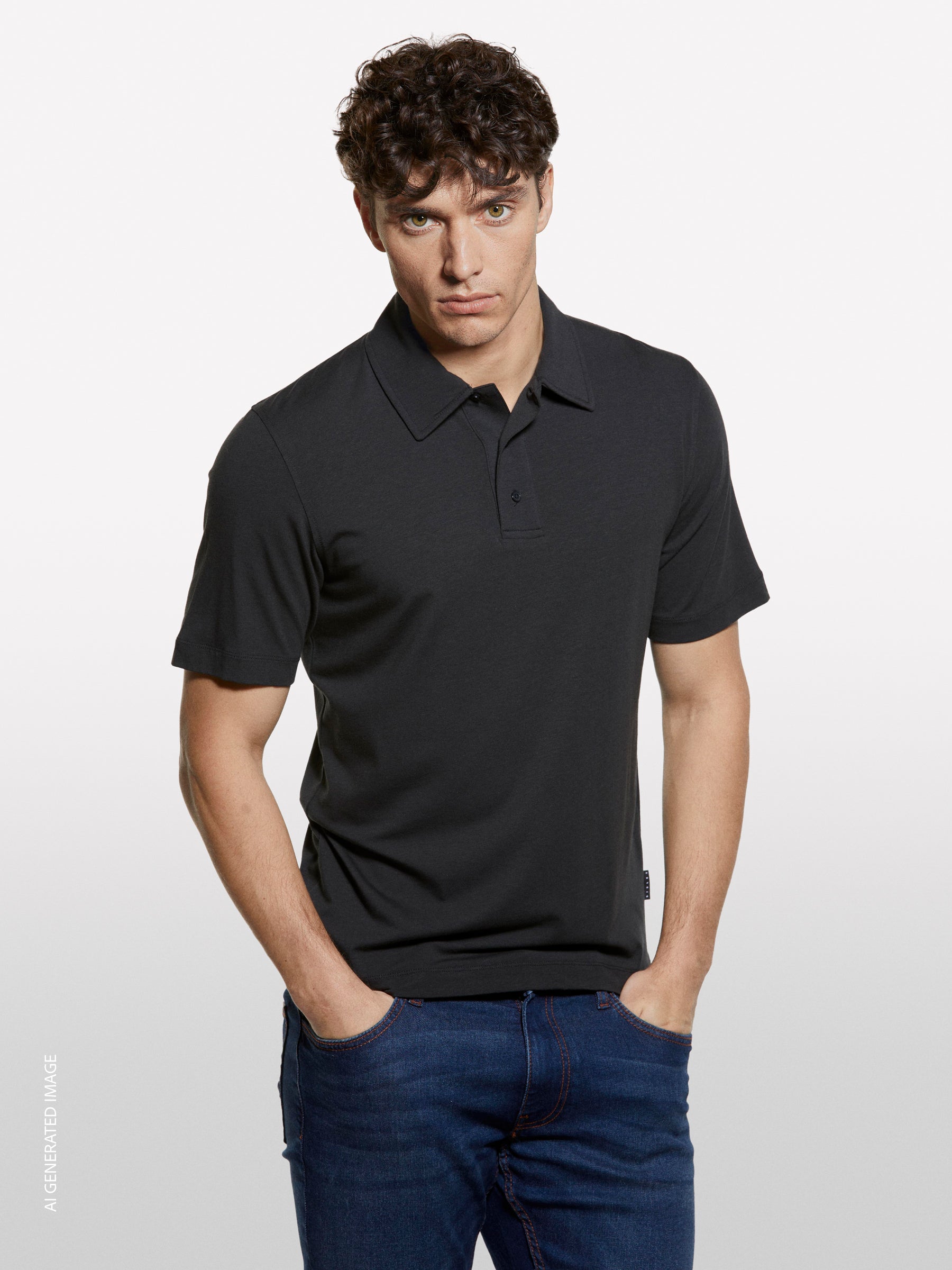 Polo slim fit preto - ucb_image_FY