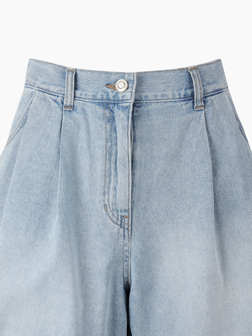 Shorts de jeans com pinças - ucb_image_BS