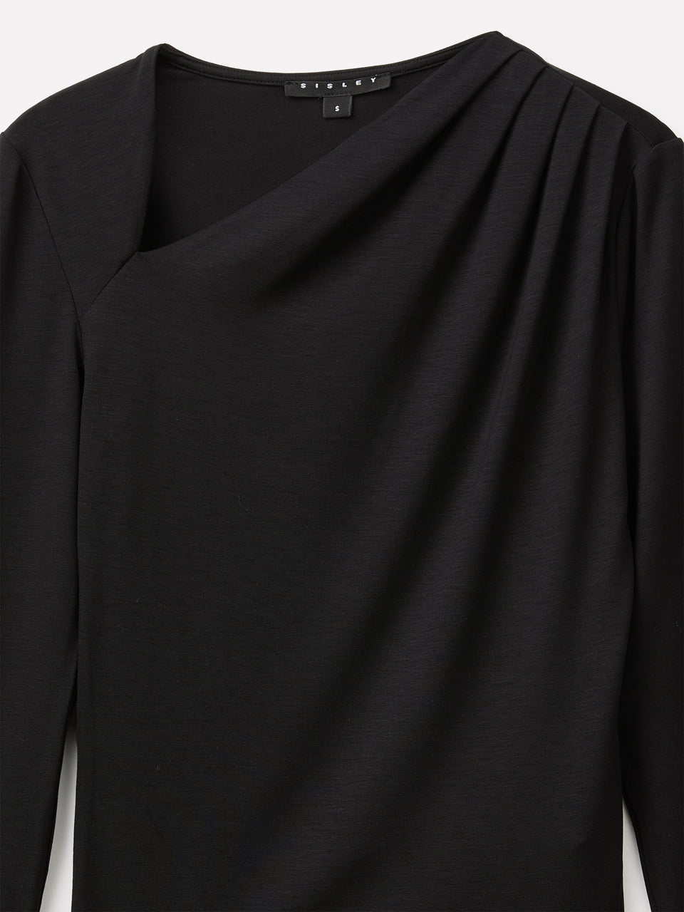 T-shirt slim fit com decote assimétrico  - ucb_image_DS1