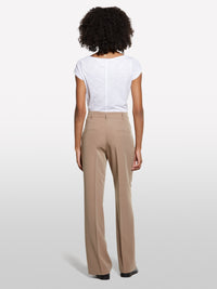 T-shirt branca decote em V com corte vivo - ucb_image_B
