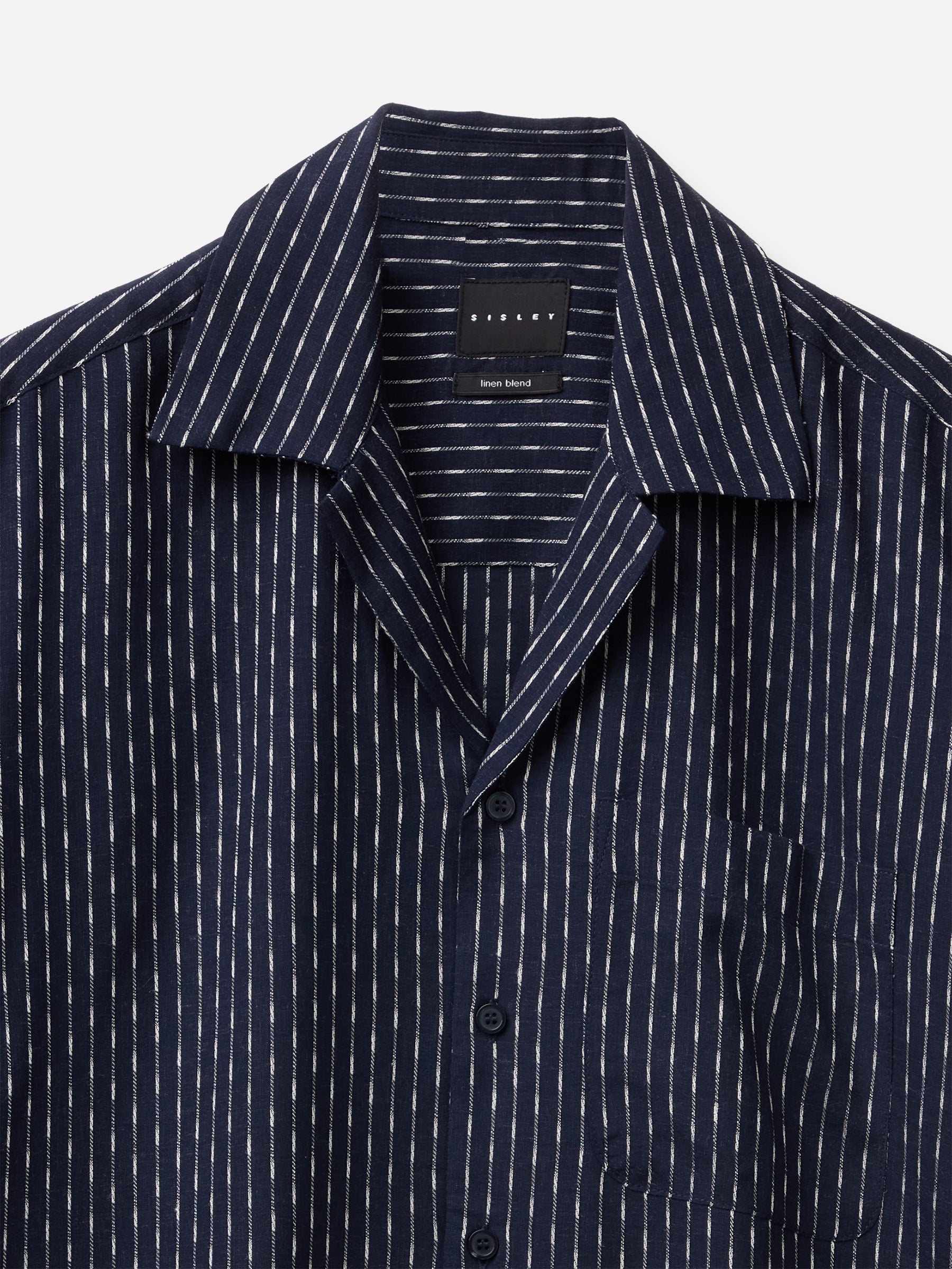 Camisa às riscas em mistura de linho - ucb_image_DS1