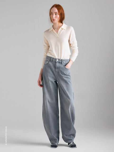 Jeans barrel fit a vita alta - ucb_image_F
