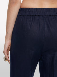 Joggers azul-escuro em 100% linho - ucb_image_FY