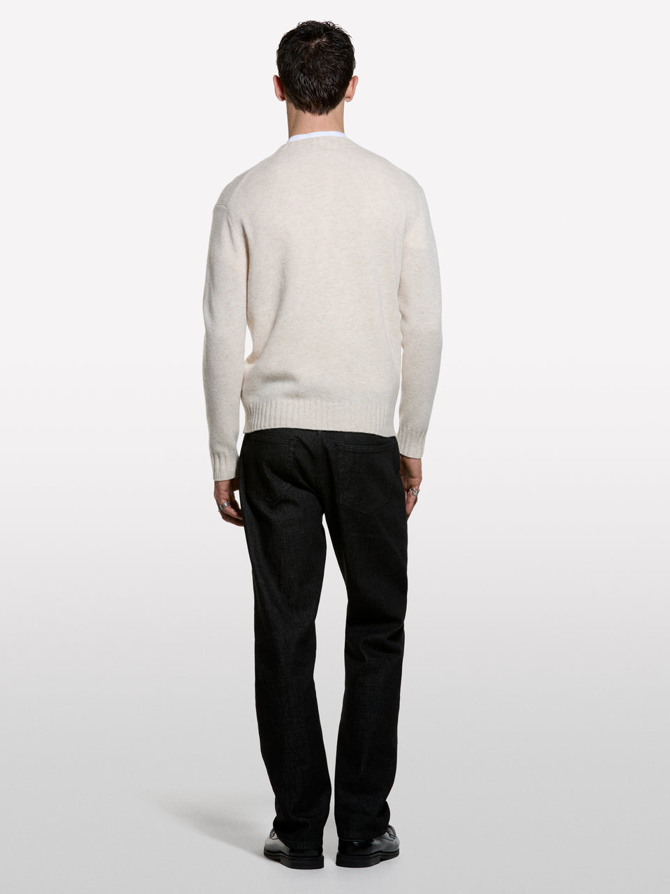 Maglia girocollo in misto lana - ucb_image_B
