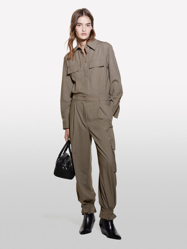 Φόρμα cargo - φόρμες jumpsuits γυναικεία | Sisley