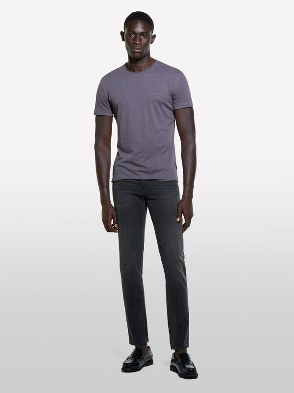 Τζιν Helsinki μαύρο skinny fit - τζιν skinny fit ανδρικά | Sisley