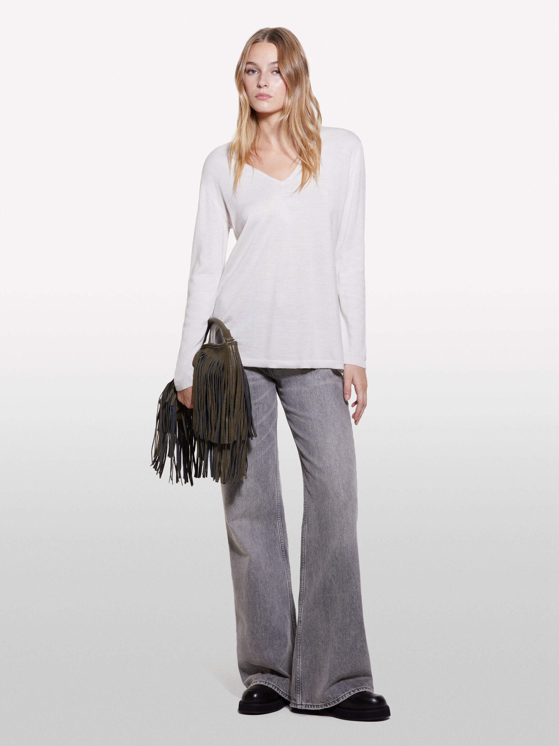 V NECK SWEATER L/S Γυναικεία image number null