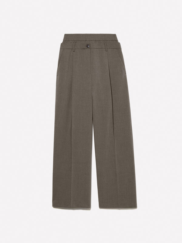 TROUSERS - παντελόνια καμπάνα γυναικεία | Sisley