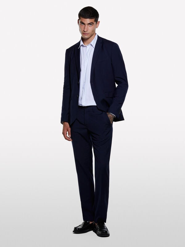 Μπλέιζερ sartorial μπλε σκούρο - μπλέιζερ ανδρικά | Sisley