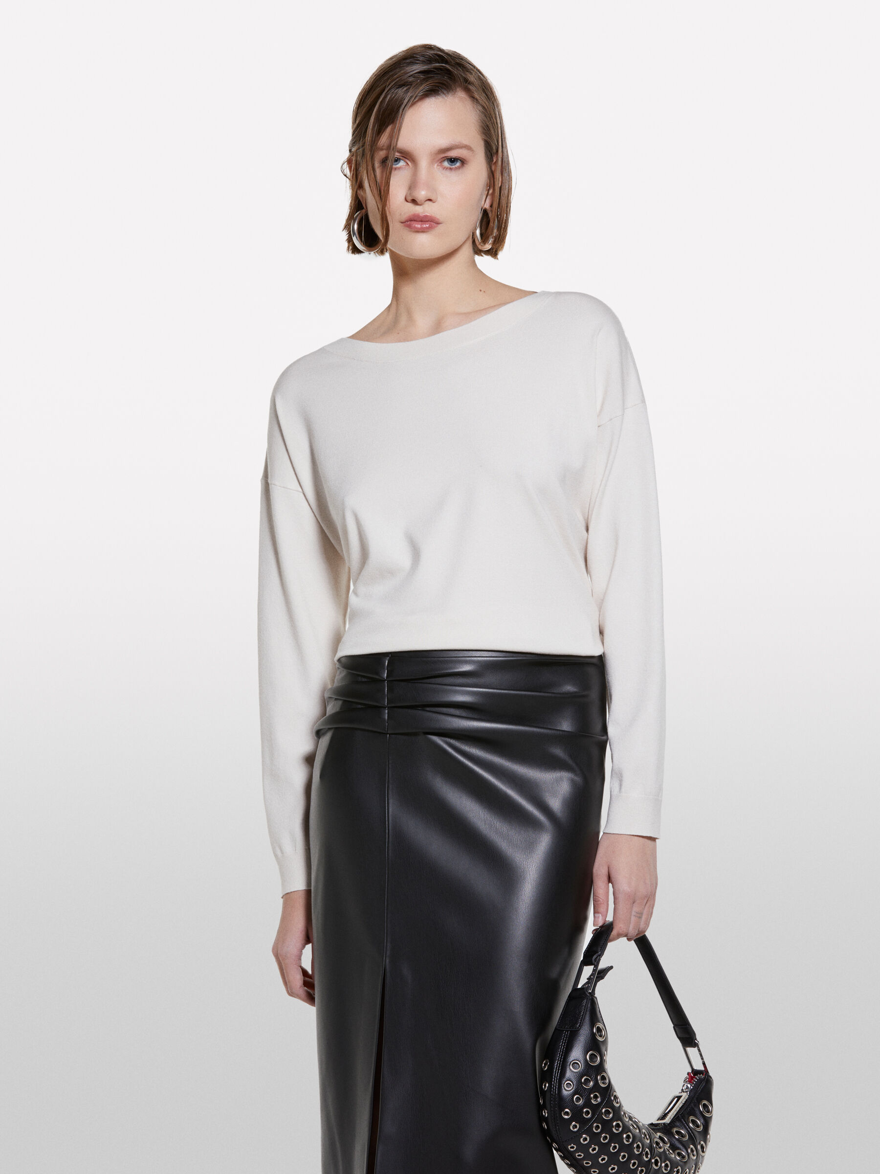 BOAT-NECK SWEAT.L/S Γυναικεία image number null