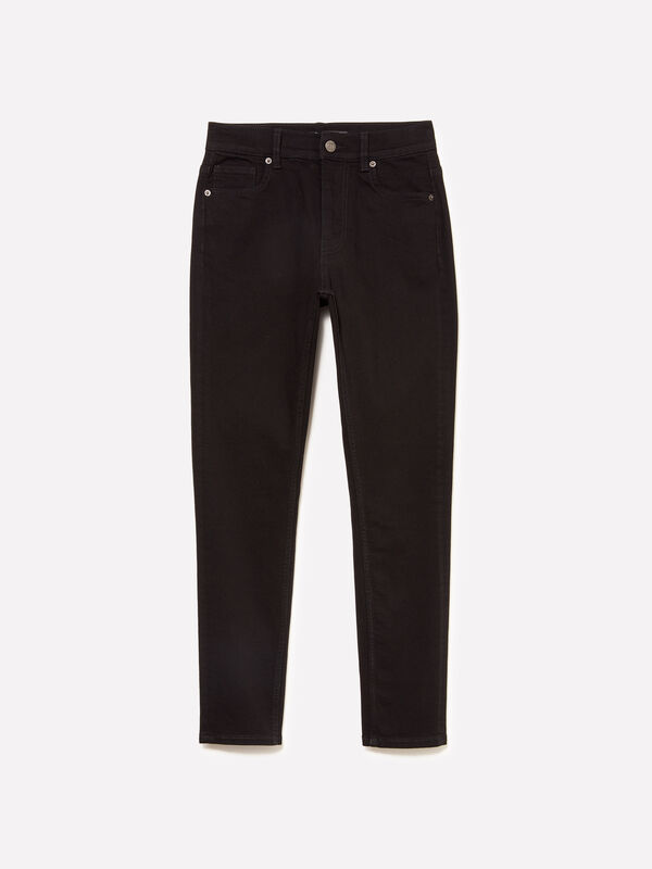 Τζιν Style 69 slim fit μαύρο - τζιν slim fit γυναικεία | Sisley
