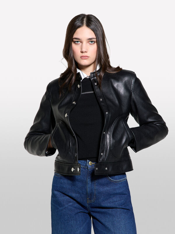 Biker regular fit - μπουφάν και σακάκια γυναικεία | Sisley