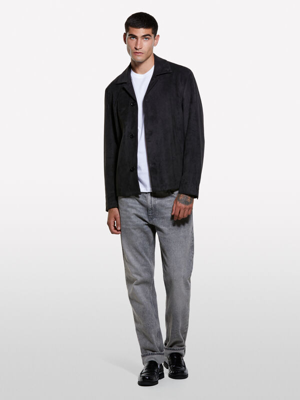 Μπλούζα κοντομάνικη λευκή regular fit - μπλουζάκια κοντομάνικα ανδρικά | Sisley