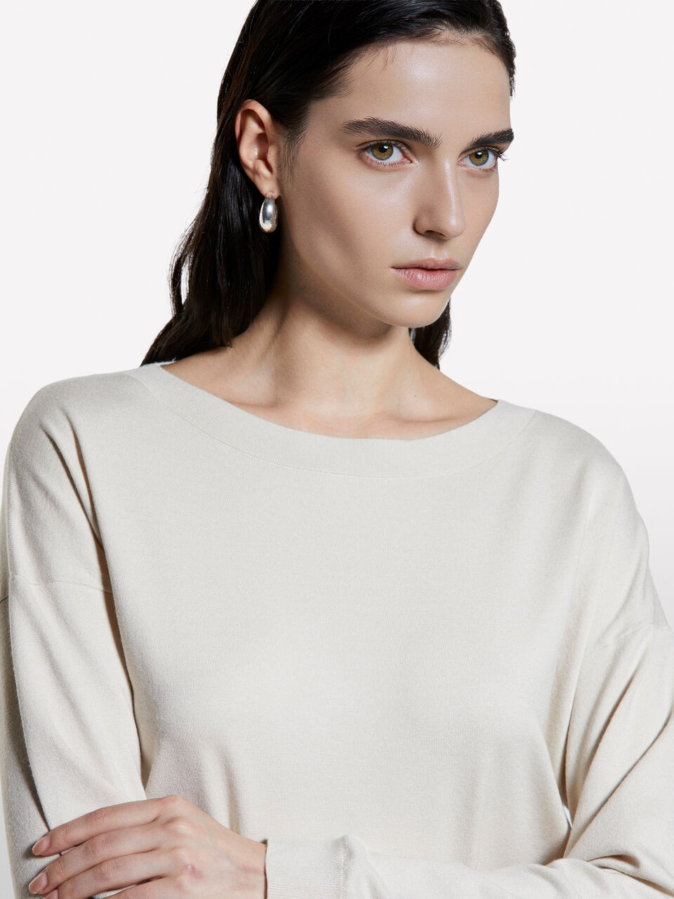 BOAT-NECK SWEAT.L/S Γυναικεία image number null