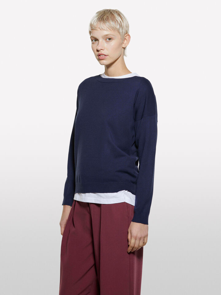 BOAT-NECK SWEAT.L/S Γυναικεία