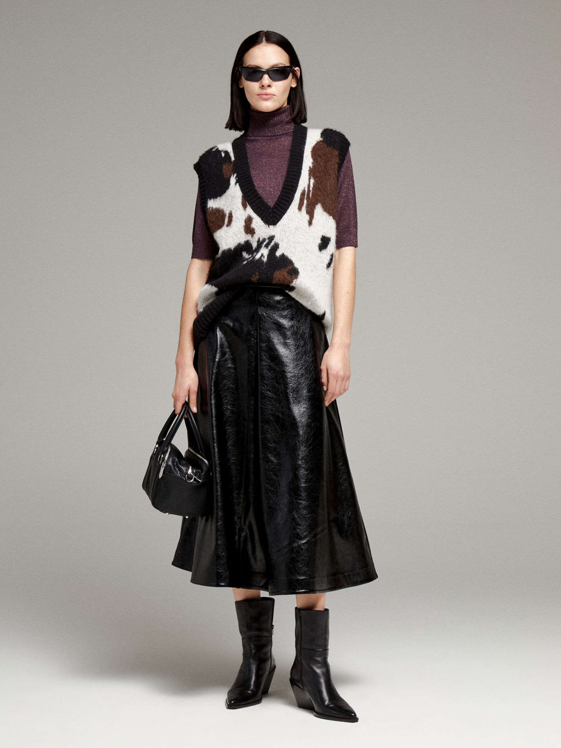 S/L V NECK SWEATER Γυναικεία image number null