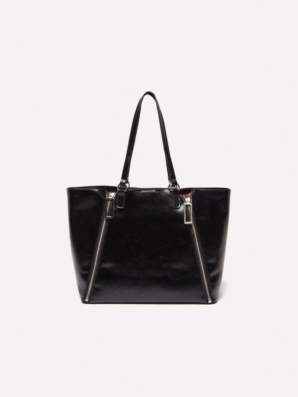 Shopper με φερμουάρ - τσάντες tote bags γυναικείες | Sisley