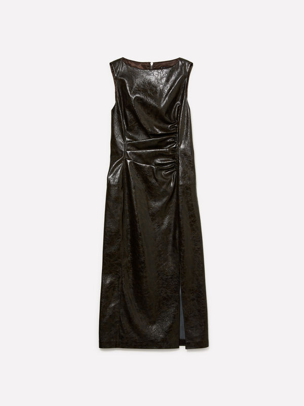 Φόρεμα σωλήνας εφέ σκιά - φορέματα μιντί γυναικεία | Sisley