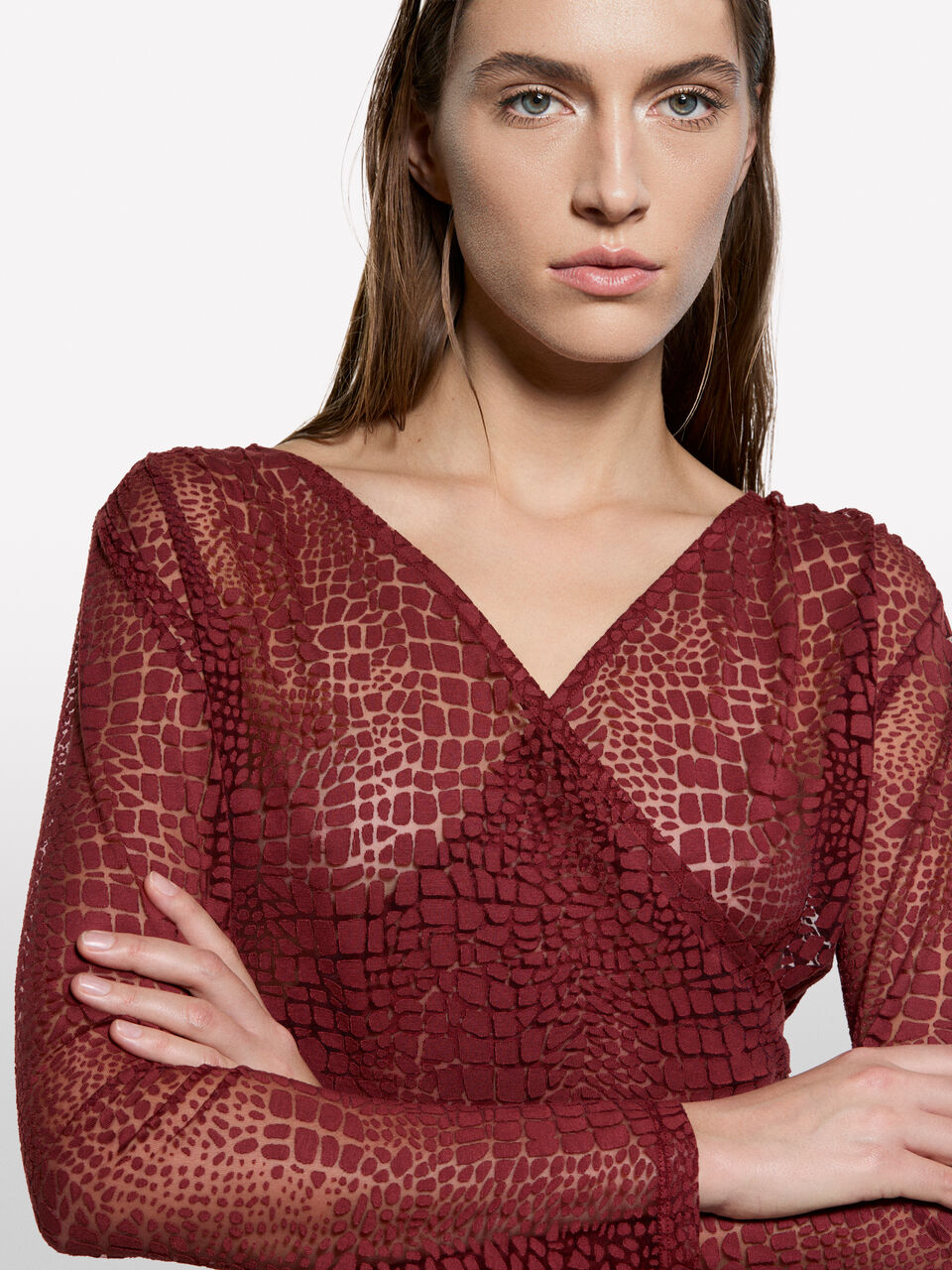 V NECK SWEATER L/S Γυναικεία image number null