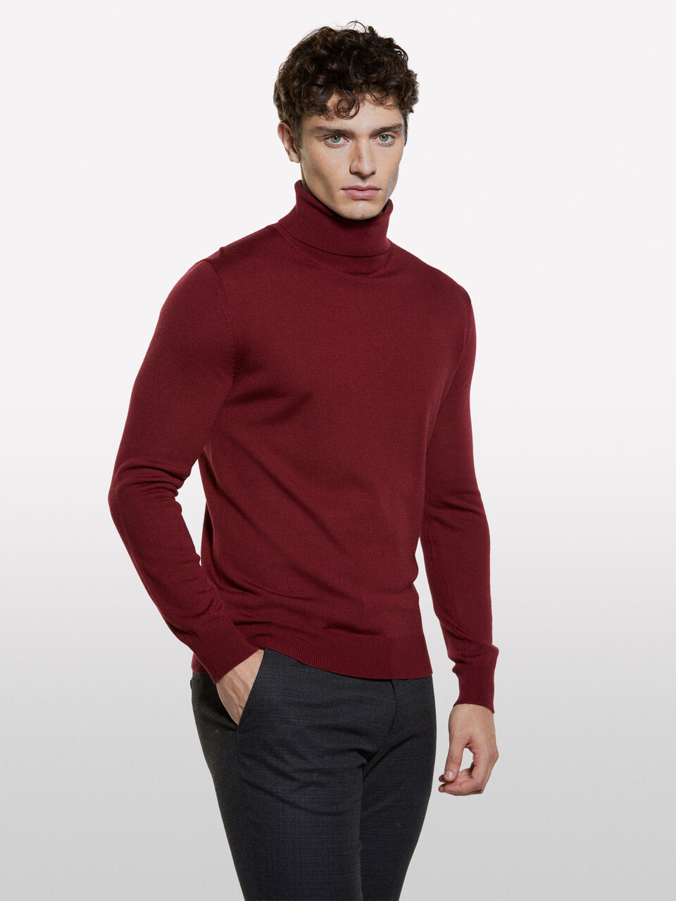 TURTLE NECK SWEATER Ανδρικά image number null