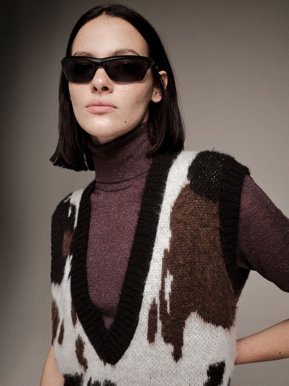 S/L V NECK SWEATER Γυναικεία image number null