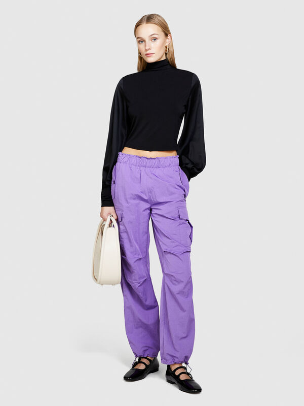 Cargo με τσέπες - παντελόνια τζόγκερς γυναικεία | Sisley