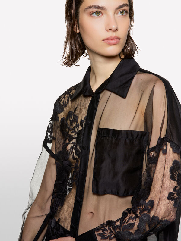 Boxy πουκάμισο - πουκάμισα γυναικεία | Sisley