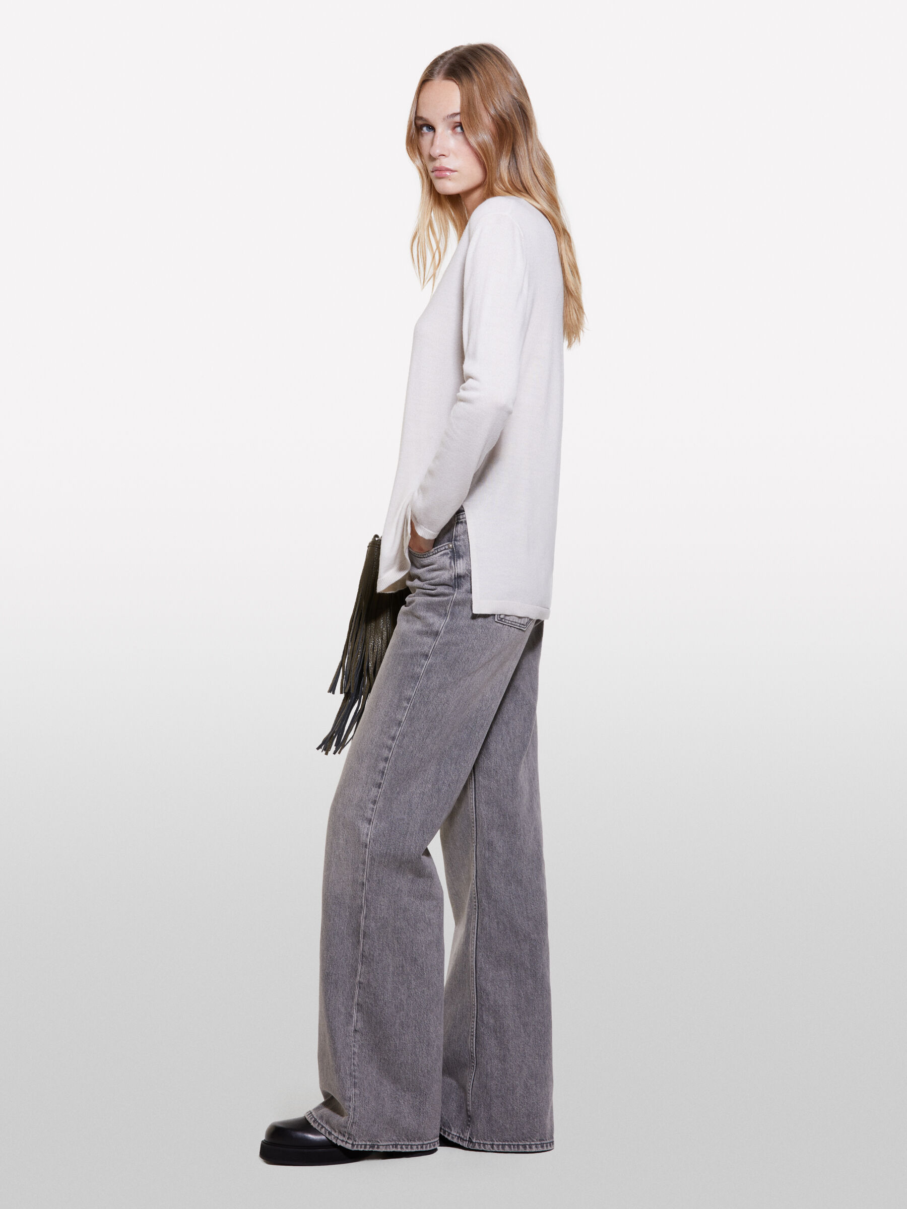 V NECK SWEATER L/S Γυναικεία image number null