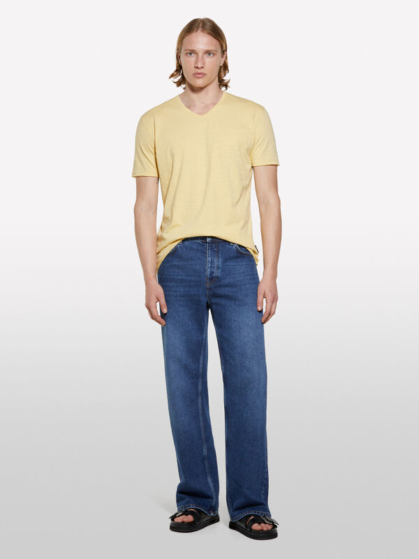 Μπλούζα slim fit ανοιχτό πράσινο - νέες αφίξεις ανδρικά | Sisley