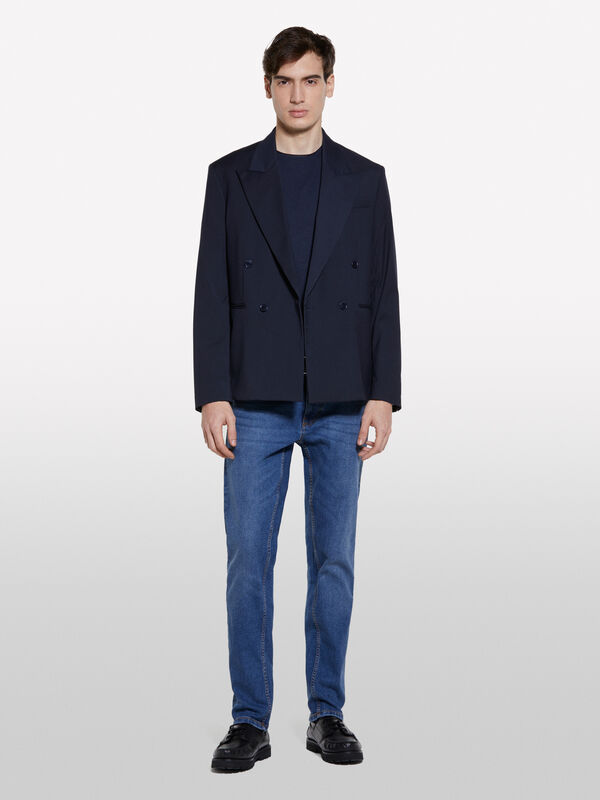 Τζιν Style 74 slim fit ανοιχτό μπλε - τζιν slim fit ανδρικά | Sisley