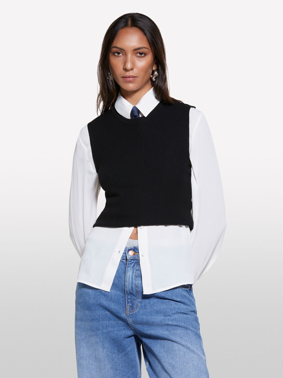 SLEEVELESS SWEATER &Gamma;&upsilon;&nu;&alpha;&iota;&kappa;&epsilon;ί&alpha; image number null